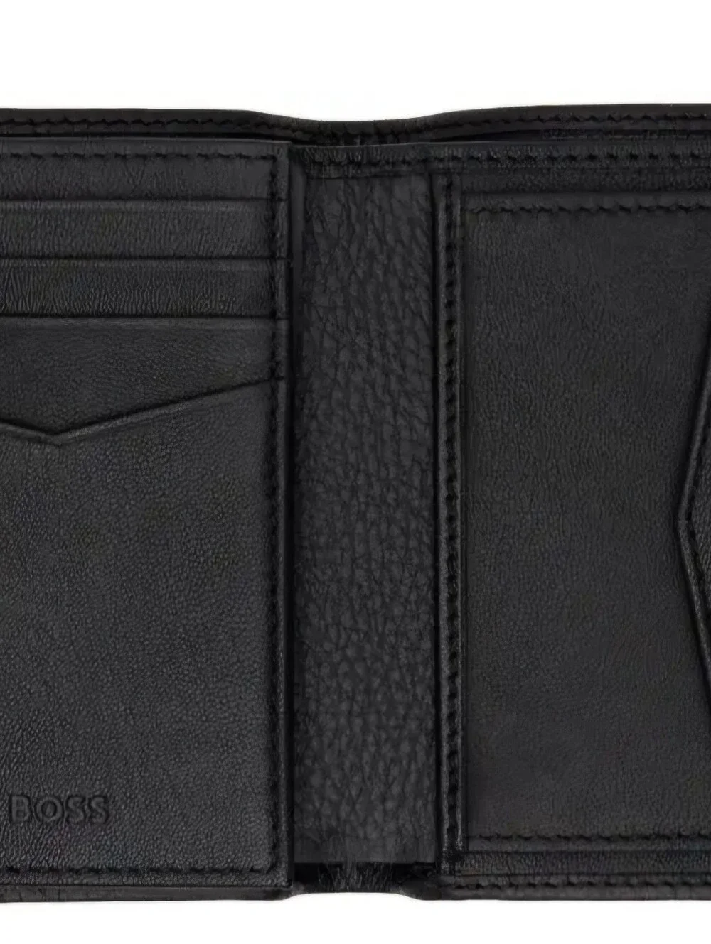 BOSS Black Leather Men’s Bi-Fold Wallet